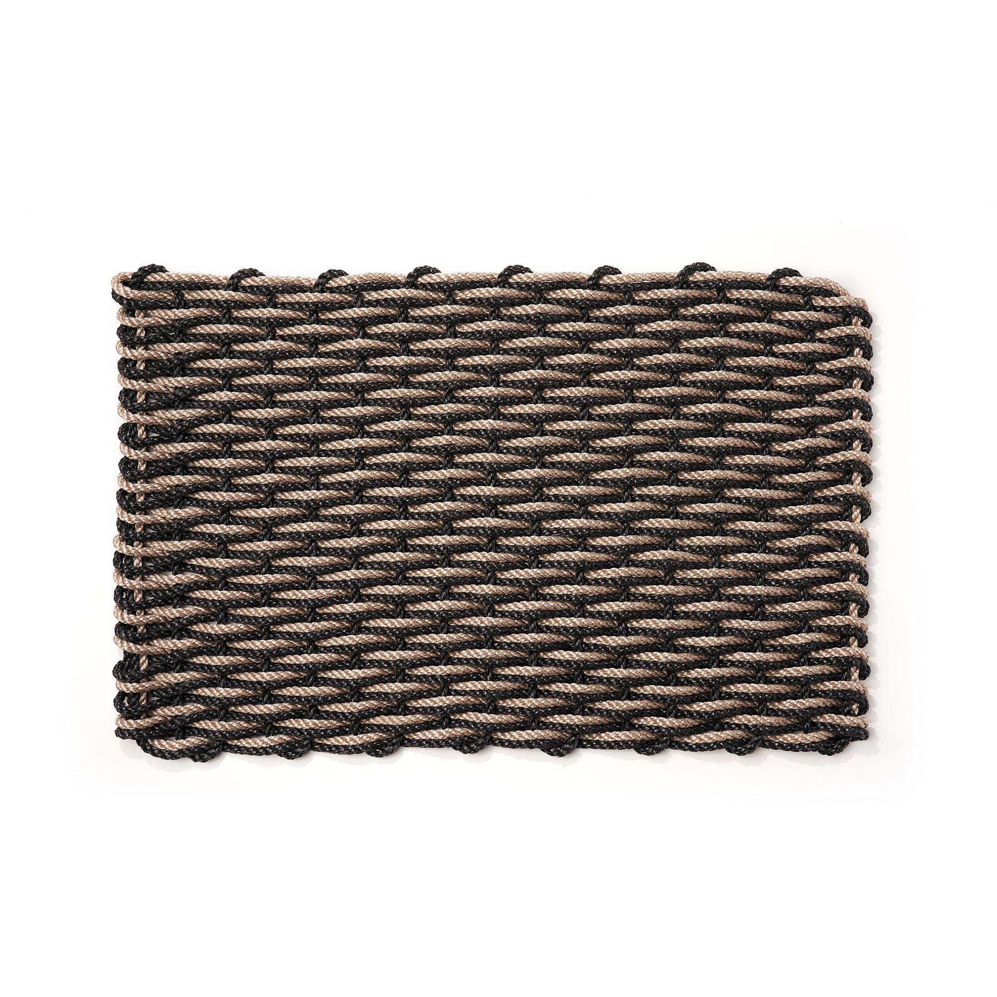 The Rope Co. Sand & Charcoal Doormat