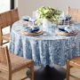 Summer Floral Round Tablecloth