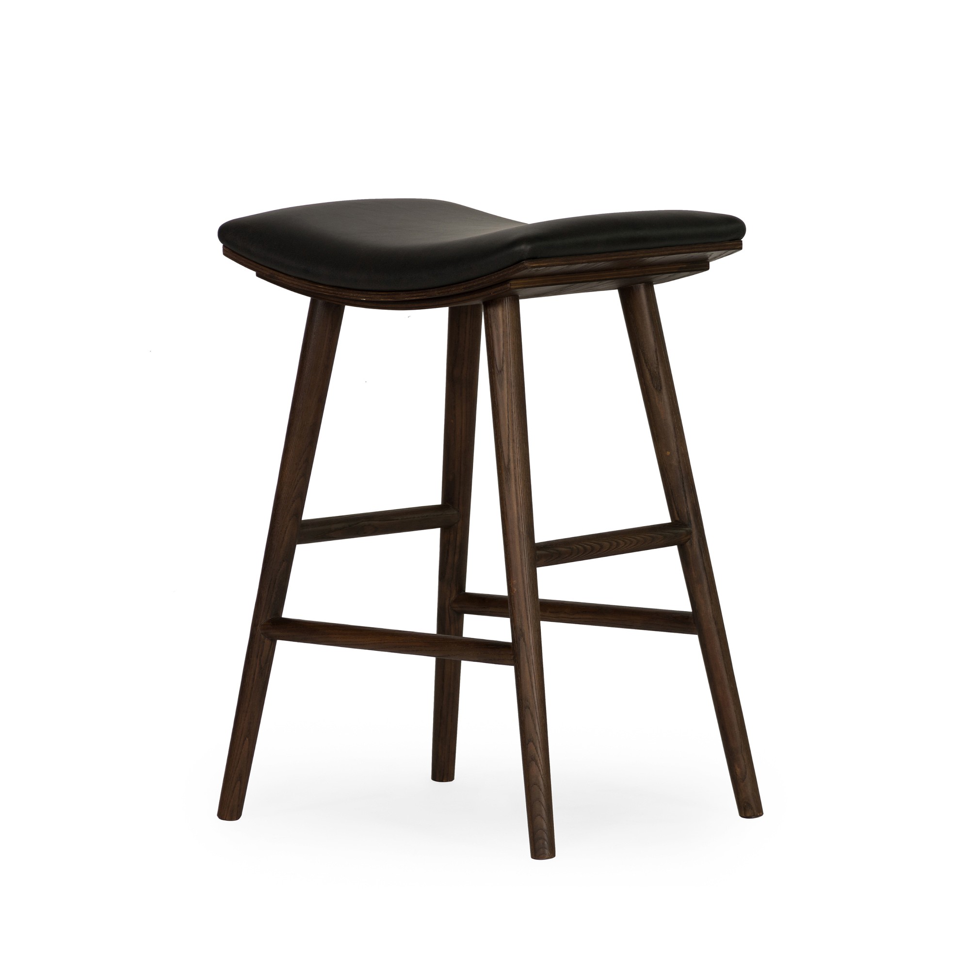 OPEN BOX: Andalusia Saddle Backless Stool