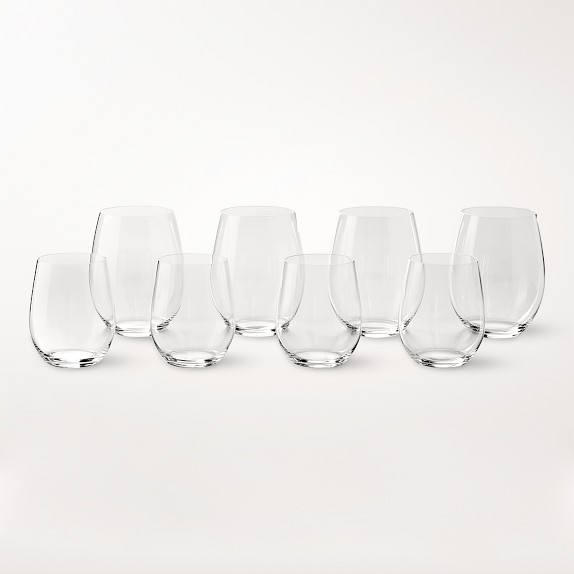 French bistro store stemless wine glasses