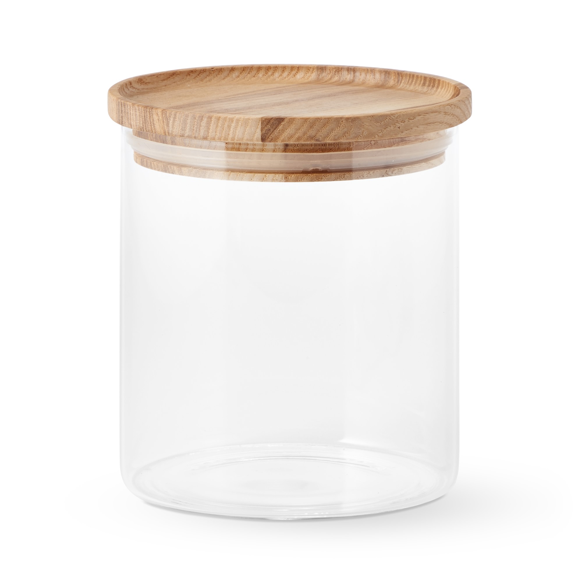 Hold Everything Slim Stackable Canisters, Ashwood