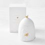 Williams Sonoma Honeycomb Porcelain Bee Candle