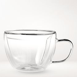 Brasserie All-White Porcelain Coffee Mugs