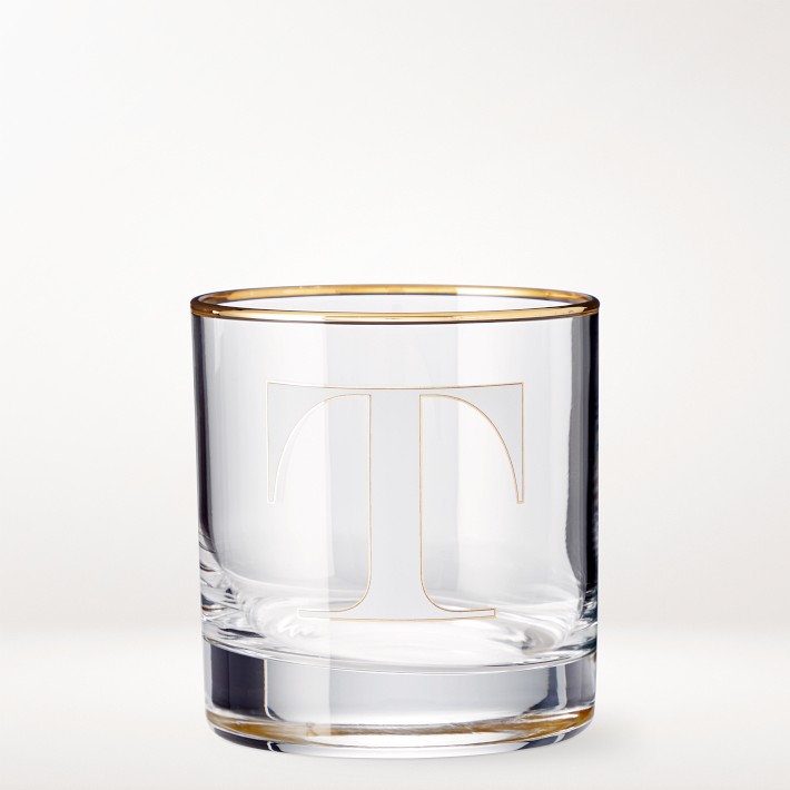 Monogram Double Old-Fashioned Glasses