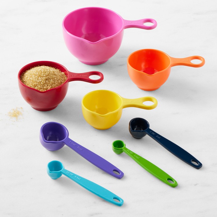 Flour Shop Rainbow Measuring Cups and Spoons