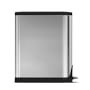 simplehuman&#8482; 40-Liter Dual Compartment Butterfly Lid Kitchen Recycling Can