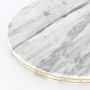 OPEN BOX: Marble &amp; Brass Cheese Board