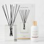 Williams Sonoma Crystal Block Diffuser and Refill Set, Rose and Cassis