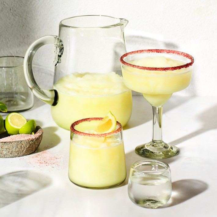 Handcrafted Recycled Glass Pitcher | Williams Sonoma