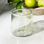 Handcrafted Recycled Glass Tumblers, Set of 4