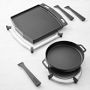 Ooni Cast Iron Skillet &amp; Dual Sided Grizzler Cookware Set