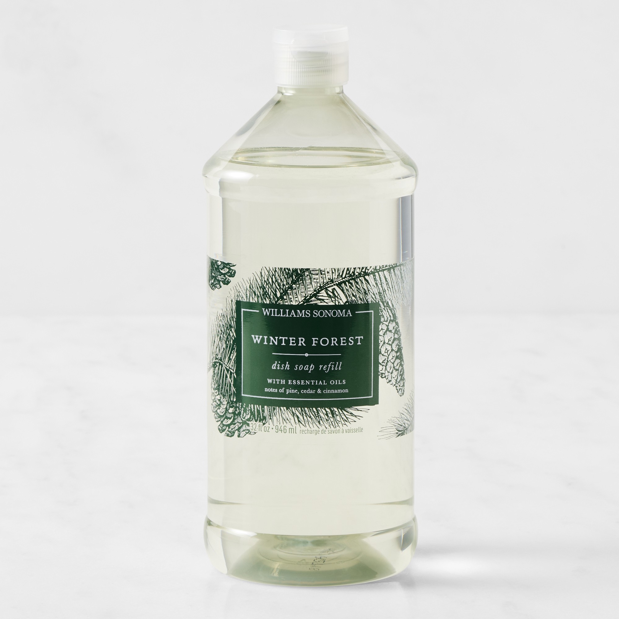 Williams Sonoma Winter Forest Seasonal Dish Soap Refill, 32oz.