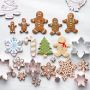 Williams-Sonoma Copper Snowflake Cookie Cutters on Ring, Set of 5