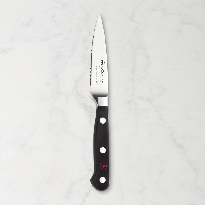 W&#252;sthof Classic Fully Serrated Paring Knife, 3 1/2&quot;