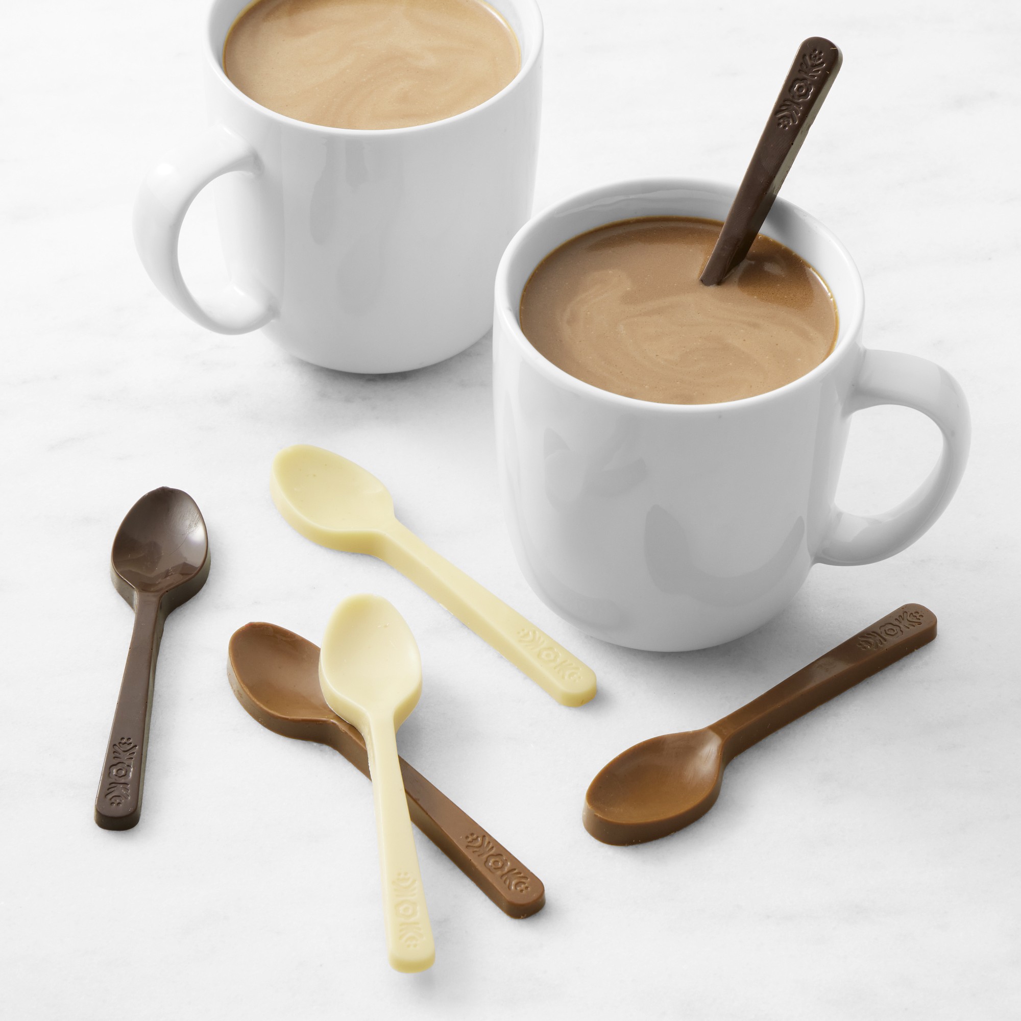 Williams Sonoma Chocolate Spoons, Set of 6