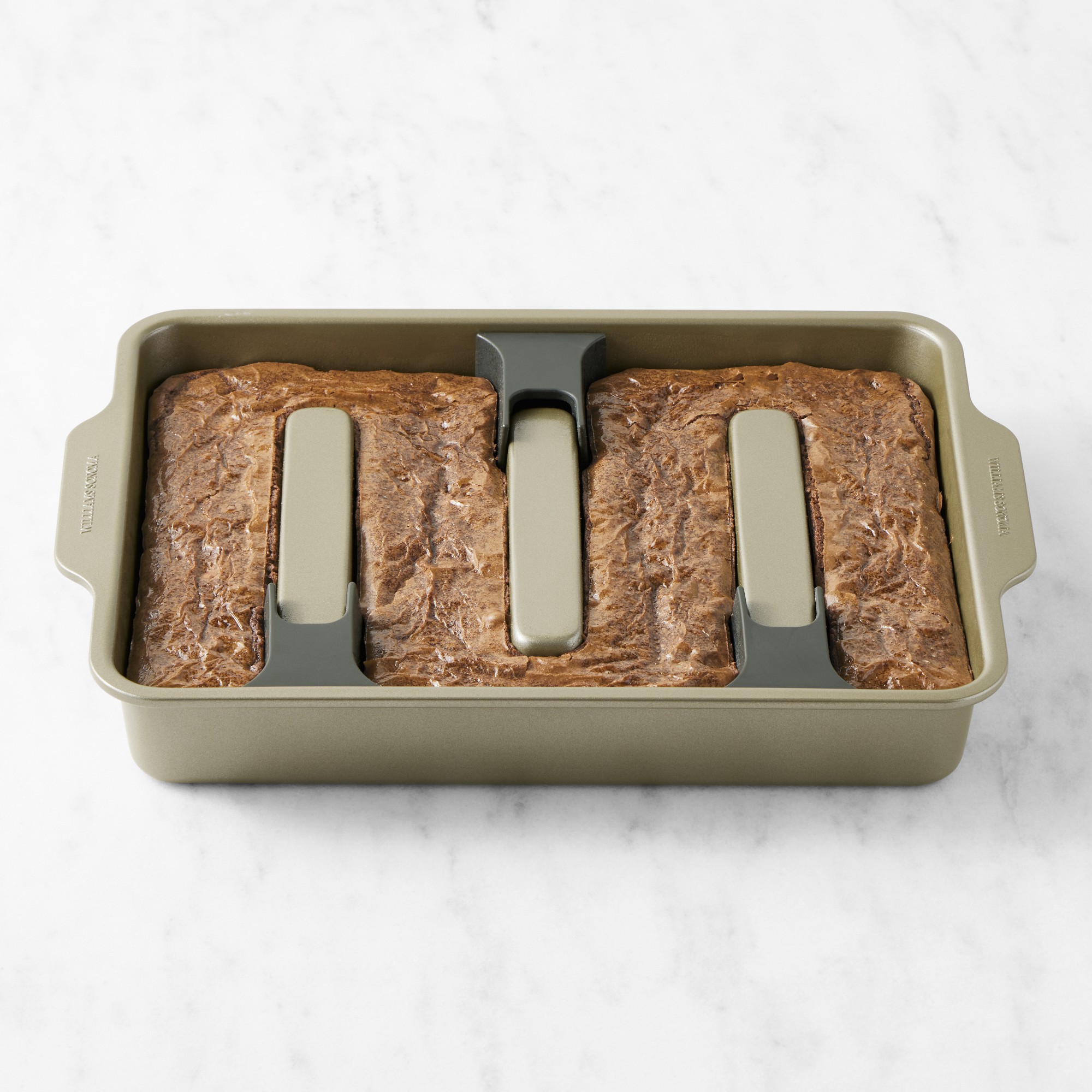 Williams Sonoma Goldtouch® Brownie Edge Pan