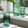 Lyngby Copenhagen Glass Vase, Green