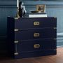 Campaign 3-Drawer Nightstand
