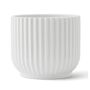 Lyngby Porcelain Flower Pot, White