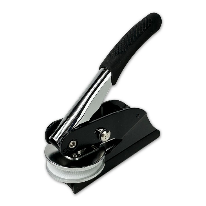 Personal Embosser with Stand, Single-Initial