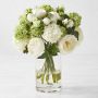 Faux Hydrangea &amp; Rose Floral Arrangement