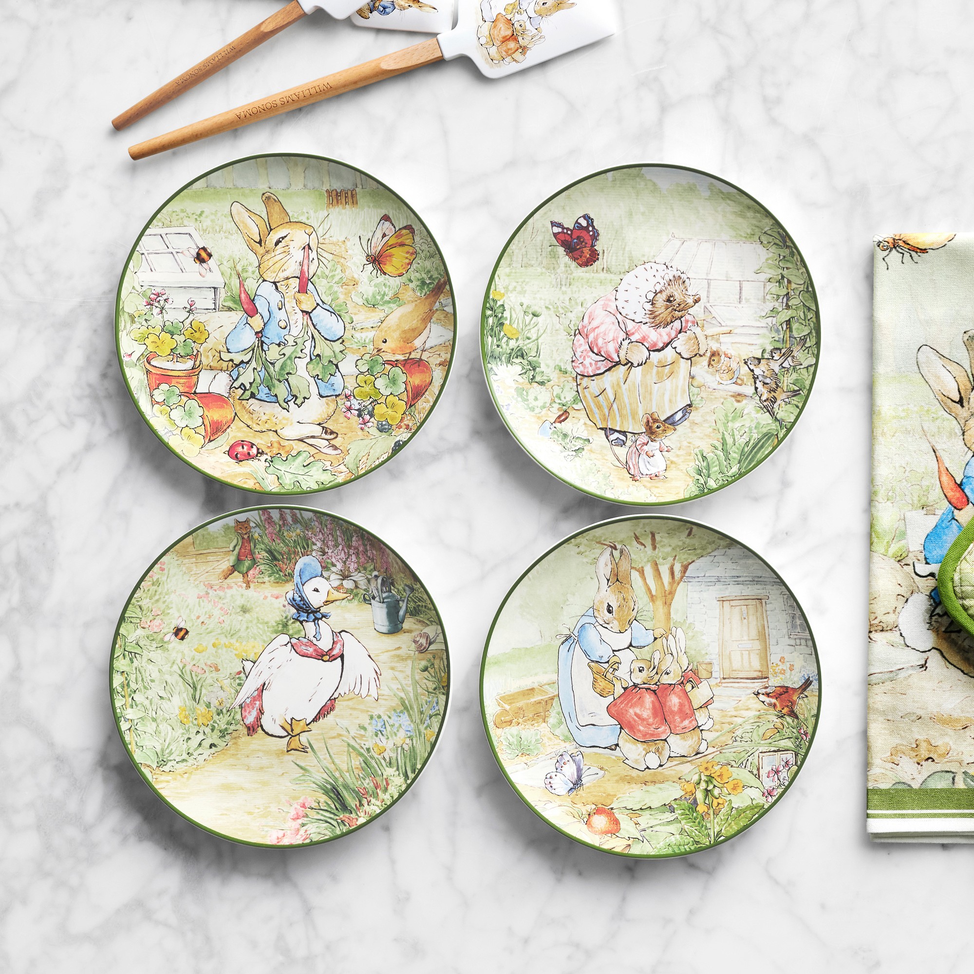 Peter Rabbit™ Mixed Salad Plates, Set of 4