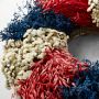 4th of July Patriotic Pinwheel Wreath, 20&quot;