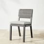 Larnaca Outdoor Slate Grey Metal x All-Weather Weave Dining Side Chair