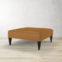 Fairfax Large Ottoman, Tapered Leg with Smooth Top