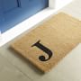 Single Letter Monogram Doormat