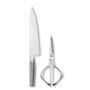 Global Classic Chef's Knife and Shears, Set of 2