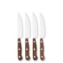 W&#252;sthof Steak Knives with Plum Wood Handles, Set of 4