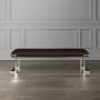 Delf Leather Bench