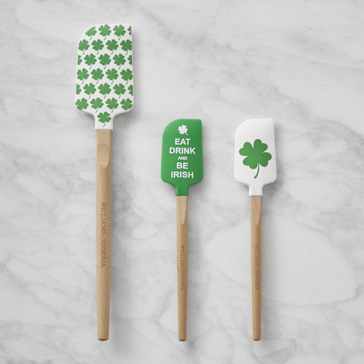 St. Patrick's Day Silicone Spatulas, Set of 3