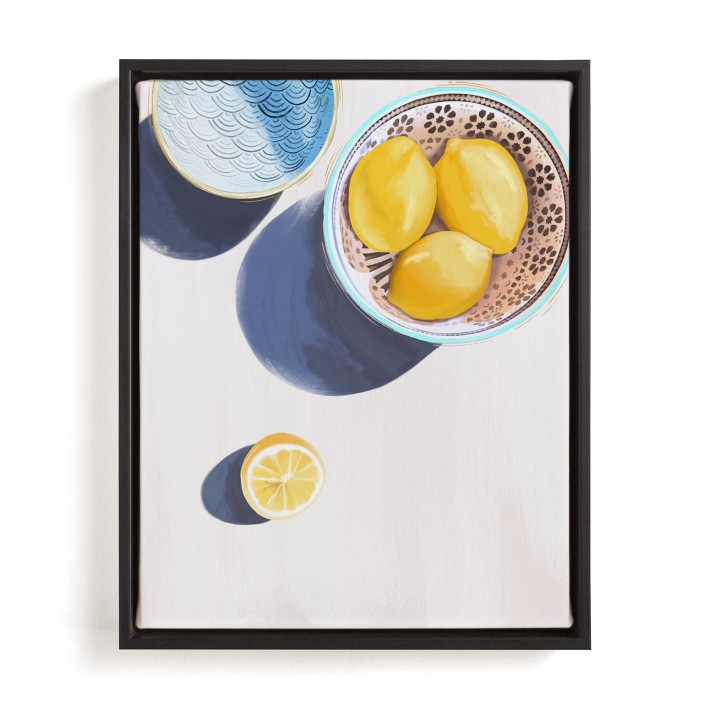Flatlay Lemon Study Limited Edition Kitchen Art No.3 by Minted