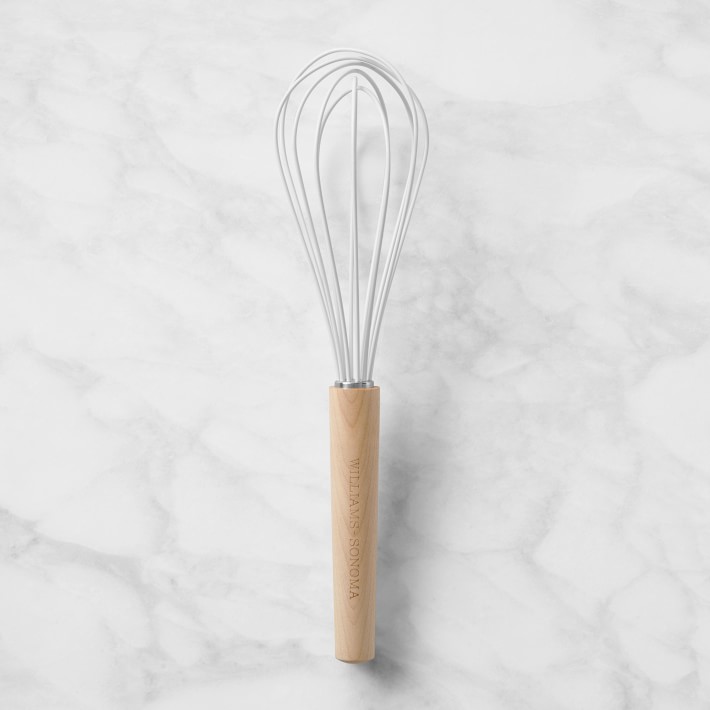 Williams Sonoma Maple-Handled Whisk with Silicone Tines