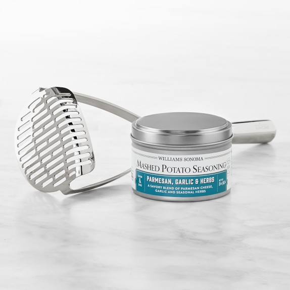 All Clad SS Potato Masher and Garlic Mashed Potato Seasoning Williams