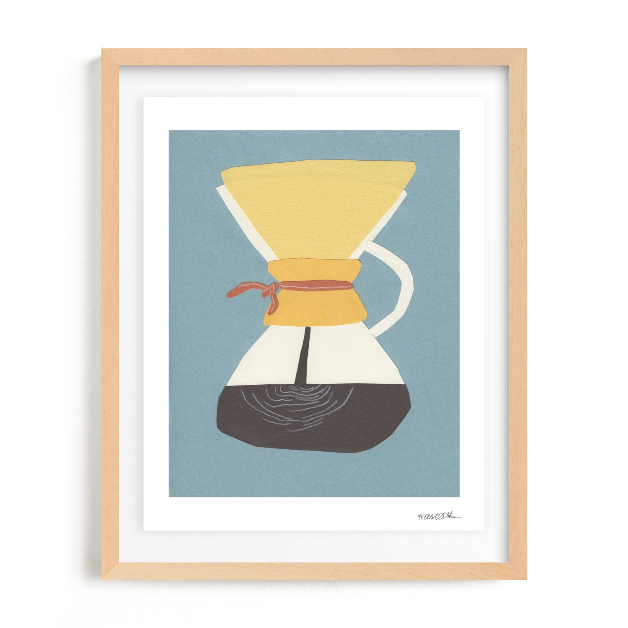 Coffee Maker Limited Edition Kitchen Art by Minted