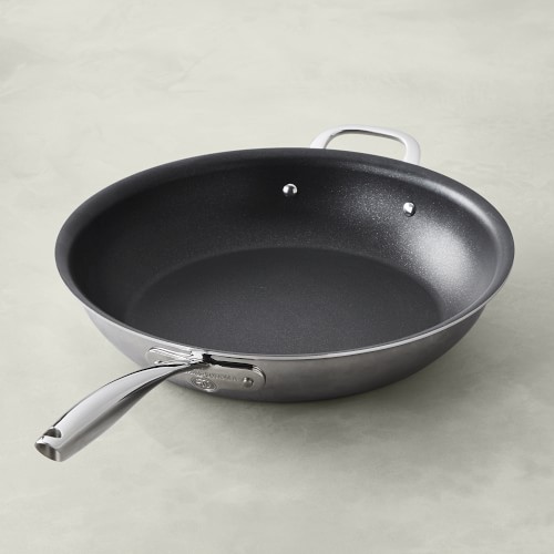 Williams Sonoma Thermo-Clad™ Stainless-Steel Nonstick Fry Pan, 14