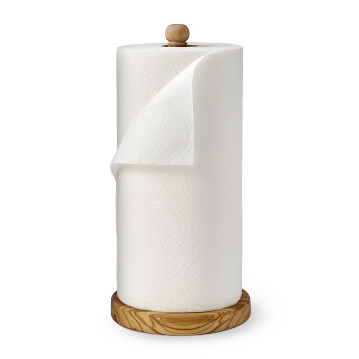 Olivewood Paper Towel Holder