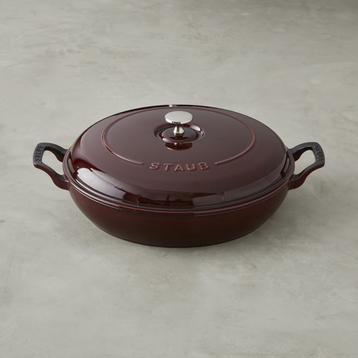 Staub Enameled Cast Iron Braiser, 3 1/2-Qt.