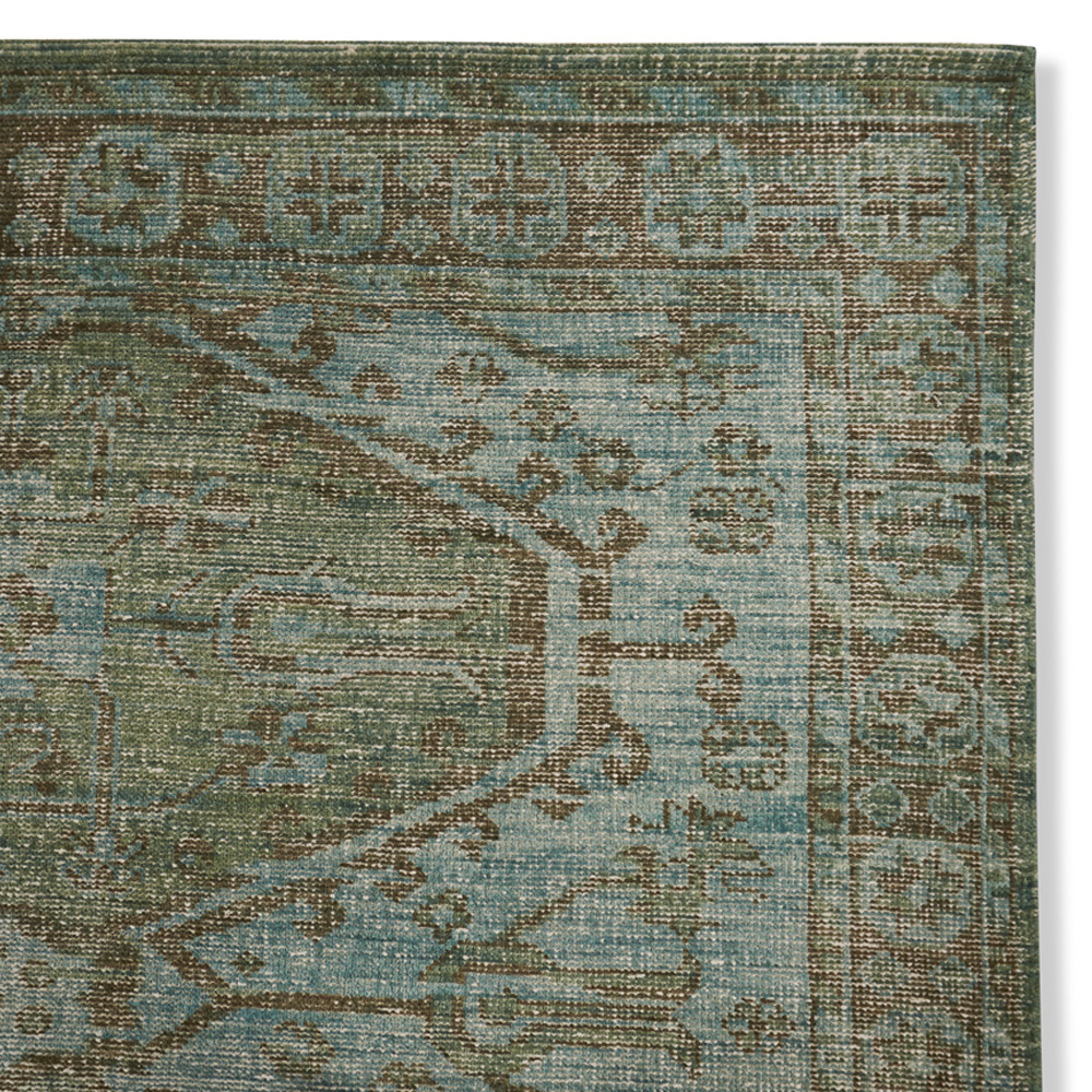 Hand Knotted Anatolia Overdyed Rug Swatch