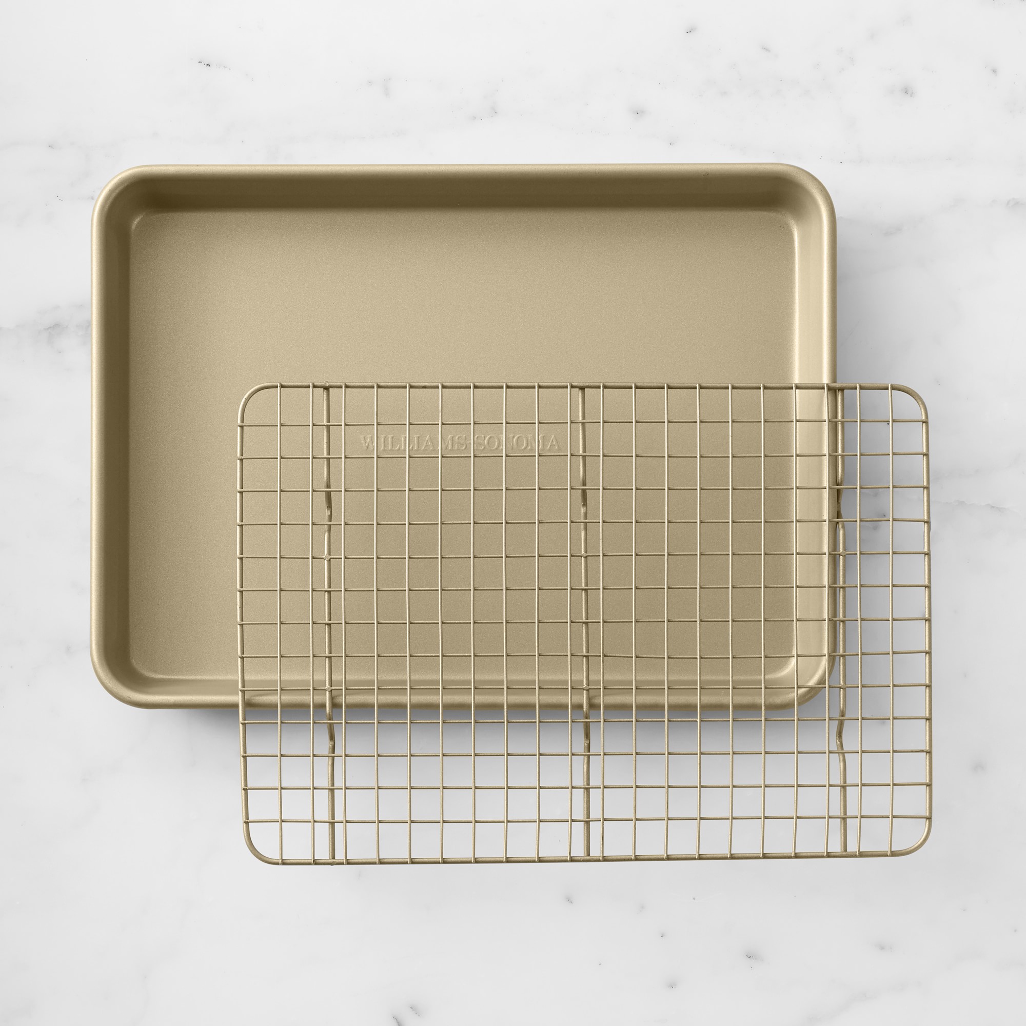 Williams Sonoma Goldtouch® Pro Nonstick Quarter Sheet with Cooling Rack