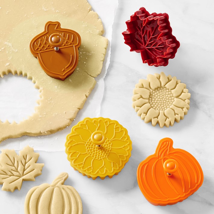 Fall Impression Cookie Stamps, Set of 4