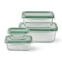 OXO 8-Piece Smart Seal Glass Rectangle Container