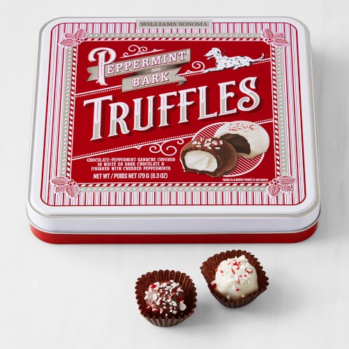 Williams Sonoma Peppermint Bark Truffles