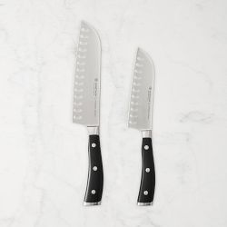 Wüsthof Classic Ikon 2-Piece Santoku Knife Set