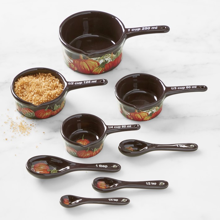 Harvest Pumpkin Measuring Cups and Spoons
