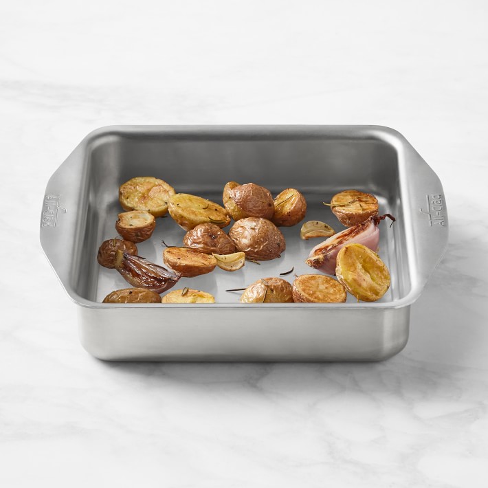 All-Clad d3 Stainless Steel Square Ovenware, 8