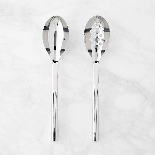 Williams Sonoma Signature Stainless Steel Spoons, Set of 2